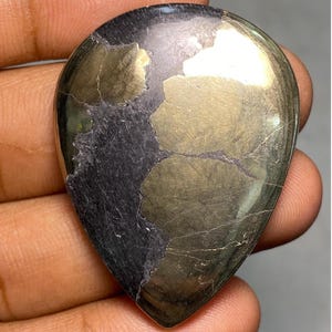 Cabochon en or Apache, pierres précieuses en or Apache naturelles, lot d'or Apache, fabrication de pierres précieuses faites à la main pour bijoux DIY. 80,75 carats