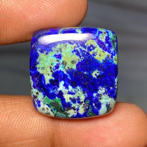 Cabujón de azurita, piedra preciosa de azurita azul natural, piedra preciosa para hacer joyas, colgante, cristal de azurita, regalo para ella, regalo para ella 32,60 cts