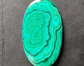 Unique Malachite Cabochon Loose Gemstone, Natural Malachite Gemstone Semi Precious Malachite Stones Make For Jewelry DIY 88.95Cts. 52x30x4MM