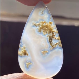 Natural Moss agate loose gemstone handmade Top Moss agate loose stone Natural green Moss agate cabochon for jewelry making 29.95ct 40x27 mm