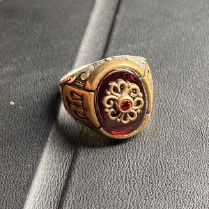 Hessonite Engagement Ring, 925 Sterling Silver Art Deco Natural Hessonite Garnet Ring Diamond Wedding Ring Promise Ring Women Size-US 9