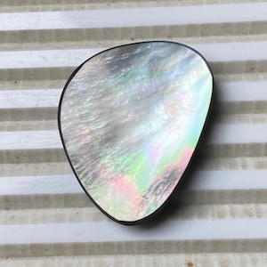 Natuurlijke parelmoer cabochon, parelmoer schelp losse edelsteen, parelmoer hoge kwaliteit voor sieraden, hanger, ketting 61.80 cts