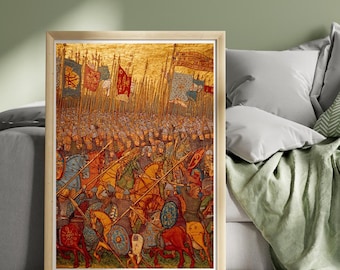 ノルマン朝イングランド 1066年; ウィリアム征服王地図 - Etsy 日本