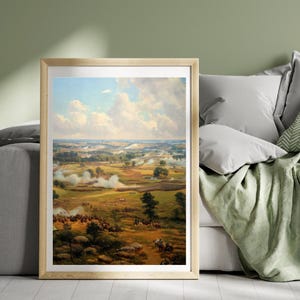 American Civil War Poster Battle of Gettysburg Pennsylvania Poster War Poster History