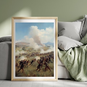Battle of Gettysburg Poster American Civil War Print Gettysburg, Pennsylvania Poster War Poster History