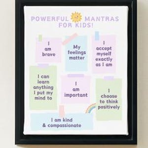 8 Mantras Poderosos para Crianças! Modelo ou Imprimir