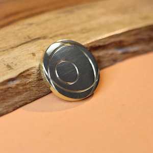 Brass Pocket Coin – Rustic Charm and Hand-Engraved Fidget Coin