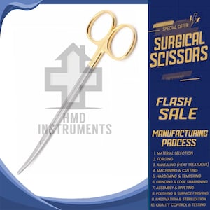 Metzenbaum Dissection Scissors – Curved SuperCut Blades | Medical Grade Surgical Tool