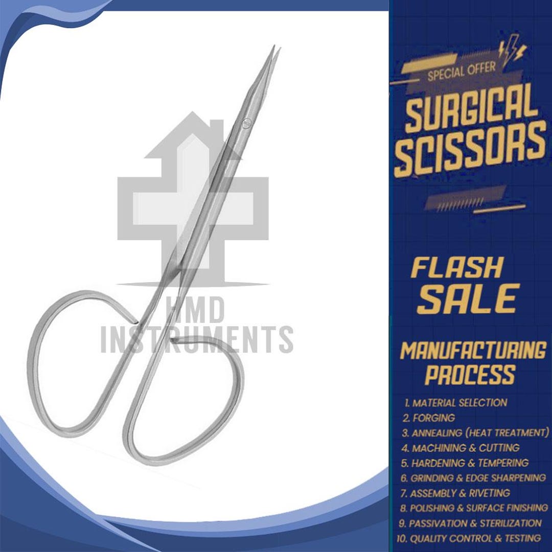 Gradle Ribbon Scissors – 10cm Curved Sharp Tips | Precision Stainless ...