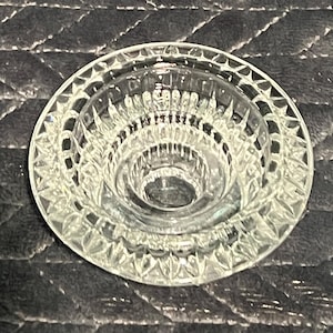 Vintage Glass Candle Holder