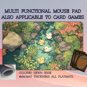 Duckling Stream-bureaumat, Magic the Gathering-speelmat, gamingmuismat, muismat (24 x 14 inch)