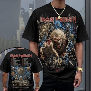 Iron Maiden T Shirt Vintage - Etsy