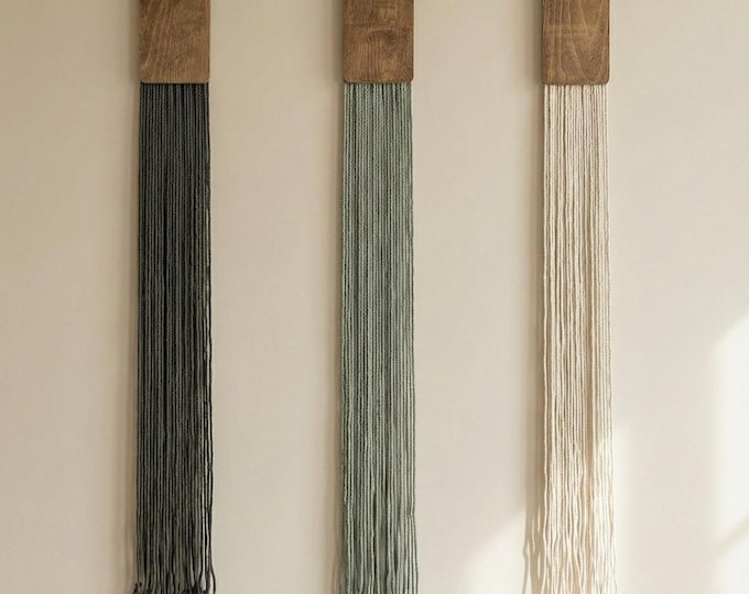 Handmade Macrame Wall Hanging: Boho Arch Fiber Art