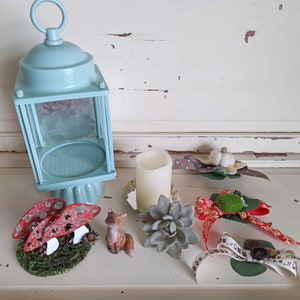 Interchangeable Seasonal Lantern | Repurposed Porch Light