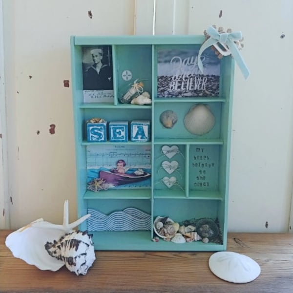 Shadow Box Beach Etsy