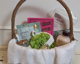 Hand-Picked Spa Thrift Basket for | Relaxing Spa Lovers Gift Basket