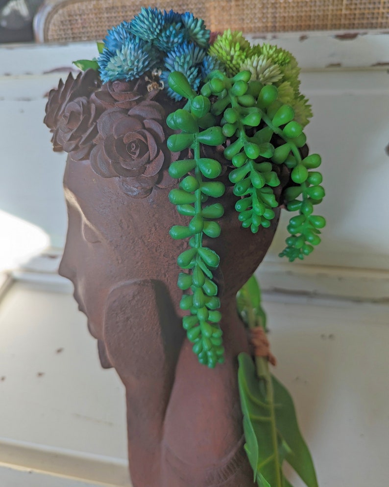 Garden Angel Head Vase image 5