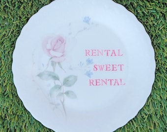 Upcycled Vintage Dish Wall Hanging | Rental Sweet Rental