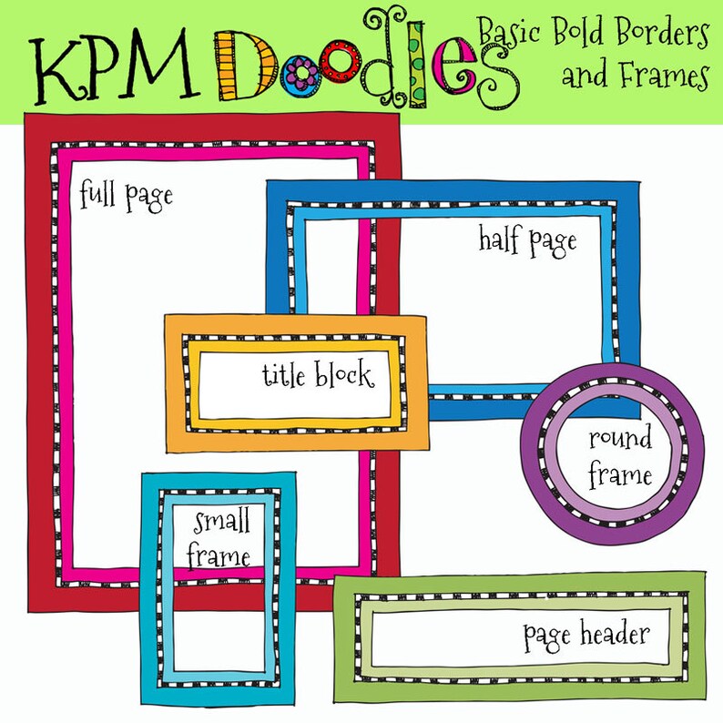 KPM Basic Bold Borders and frames