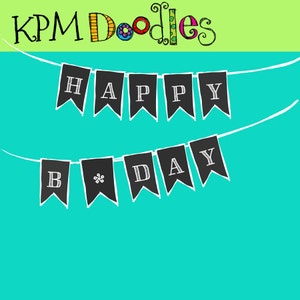 KPM Banner Alpha BLack digital clip art image 2