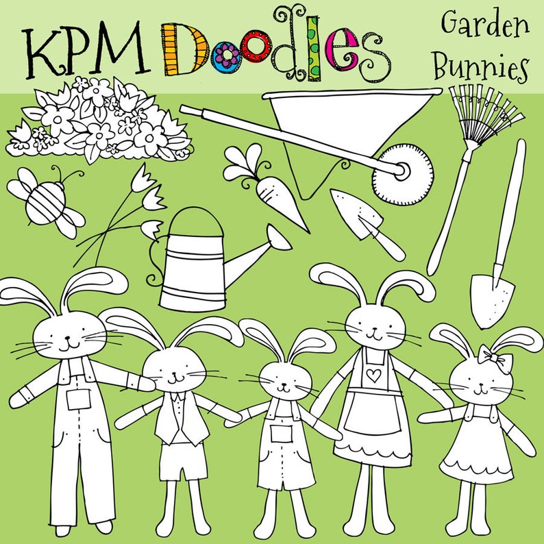 KPM Garden Bunnies COMBO
