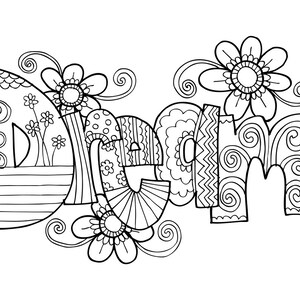 KPM Doodles Coloring page Dream