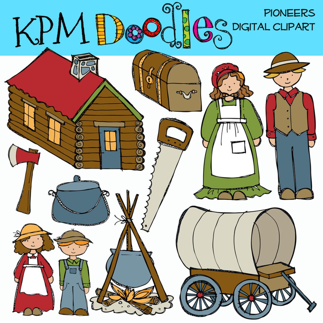 KPM Pioneer Digital Clip Art - Etsy Israel