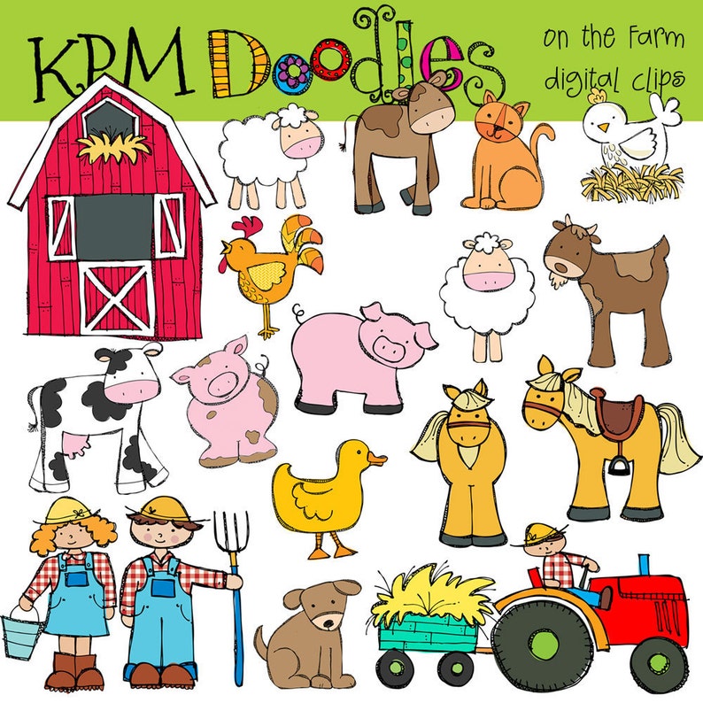 KPM On the Farm Digital Clip art image 1