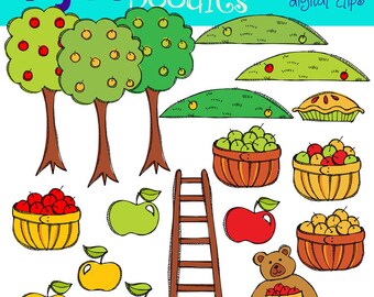 KPM Apple Orchard Digital Clip art clipart