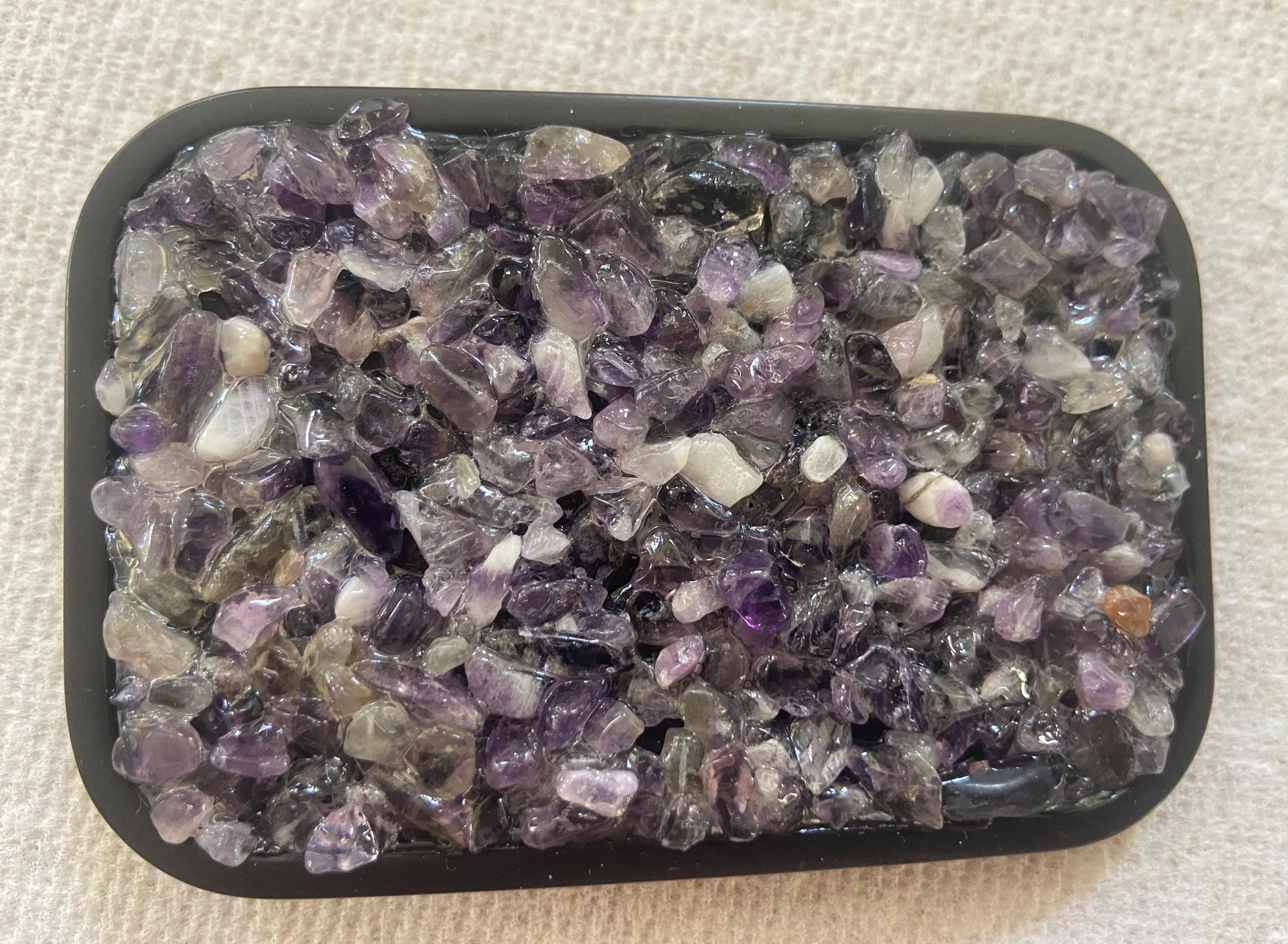 Amethyst belt buckle. All the jewelry your jeans/pants need! Amethyst Belt Buckle - Etsy main image 3