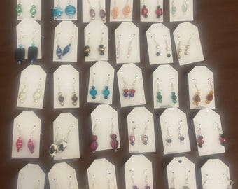 Lote de 36 pares de pendientes colgantes n.° 3