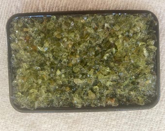 Rock Your World Peridot Belt Buckle