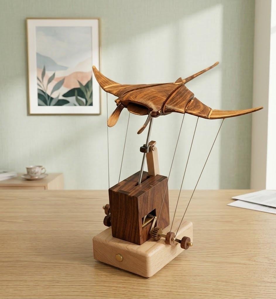 Flying Manta Ray Automata - Etsy