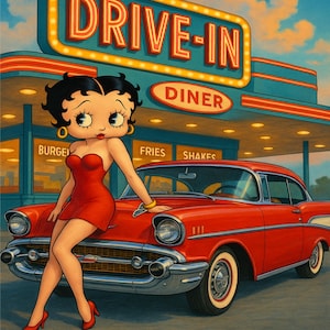 ベティのダイナー 1950s Betty’s DINER ジオラマセット Amazon.co.jp: 爆1/12 絶版 ビンテージ ベティーのダイナー