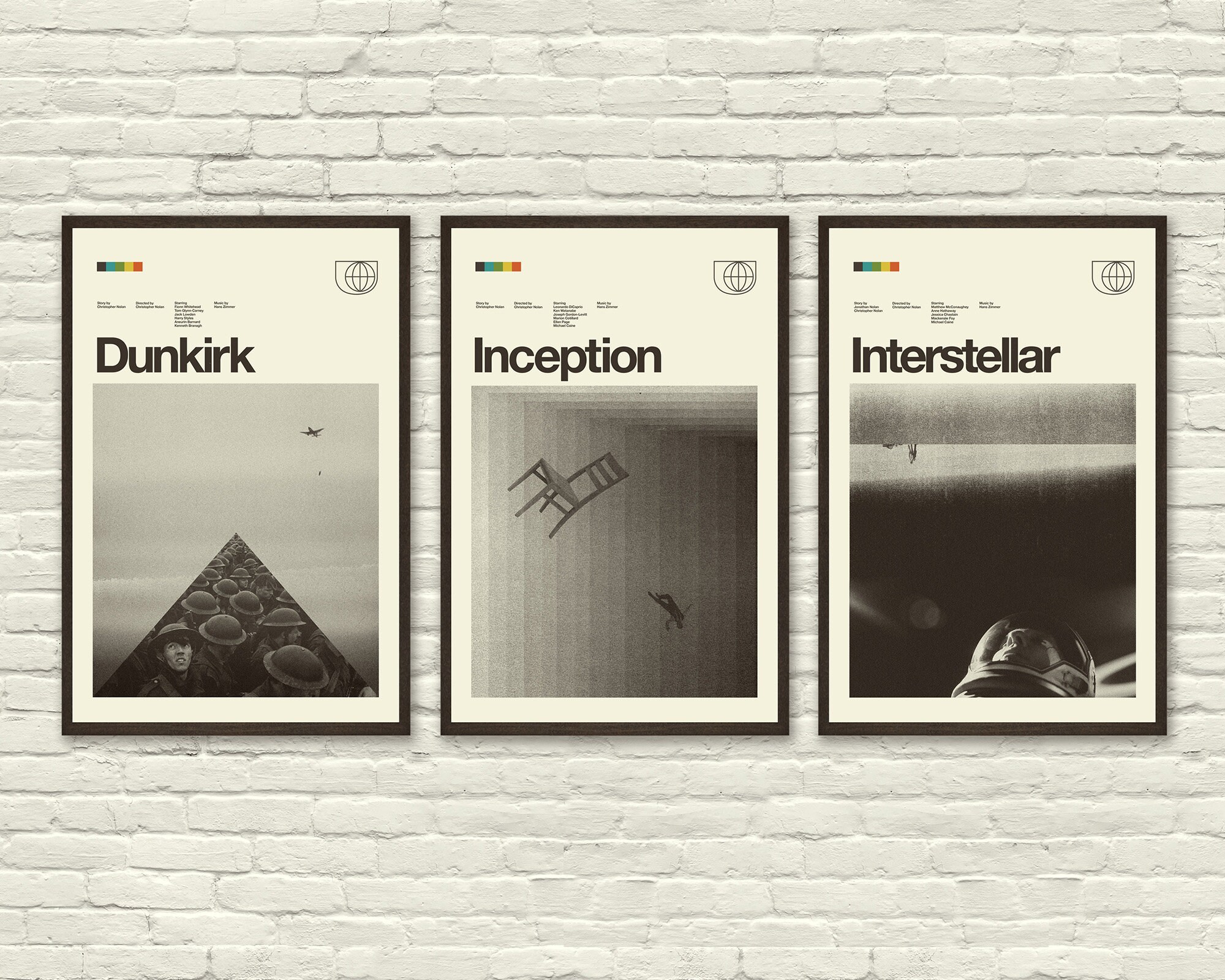 Christopher Nolan Inspired Poster Series - Dunkirk, Inception, Inters…