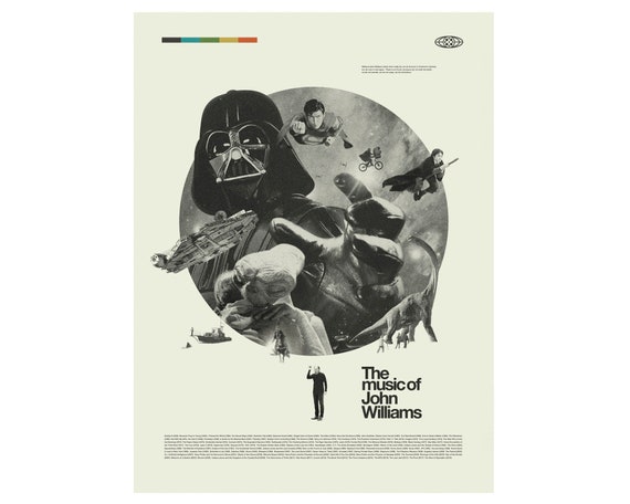 JOHN WILLIAMS Inspired Art Print Poster - 18 X 24 Lithograph