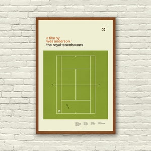 THE ROYAL TENENBAUMS Inspired Poster, Art Print Movie Poster - Minimalist, Indie, Hollywood Regency, Vintage Style, Retro Home