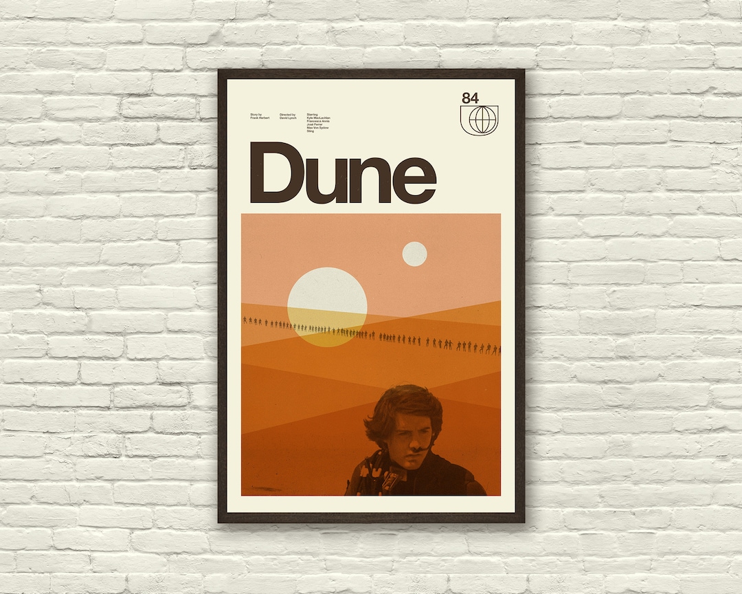 アート・デザイン・音楽 DUNE No.7 ANOTHER REALISM DUNE Inspired Poster, Art Print - Minimalist, Helvetica, Mid