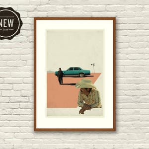 COEN BROTHERS Inspired Posters, Art Print Movie Poster Series Minimalist, Graphic, Mid Century Modern, Vintage Style, Retro Home image 2