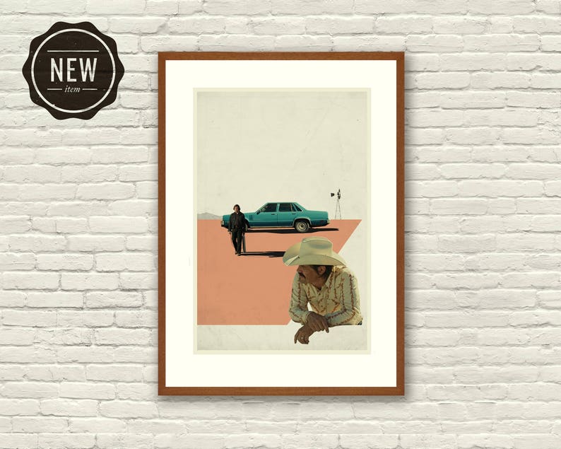 COEN BROTHERS Inspired Posters, Art Print Movie Poster Series Minimalist, Graphic, Mid Century Modern, Vintage Style, Retro Home image 2