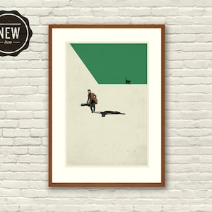 COEN BROTHERS Inspired Posters, Art Print Movie Poster Series Minimalist, Graphic, Mid Century Modern, Vintage Style, Retro Home image 3