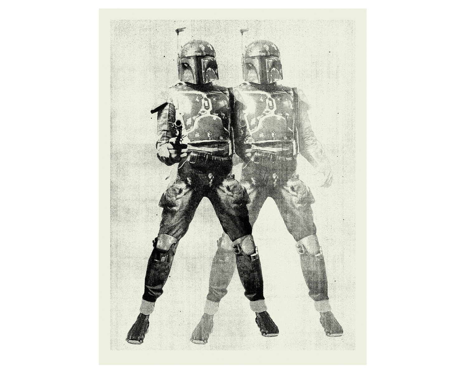 Star Wars BobaFett限定アートプリント13/100　ボバフェット BOUNTY HUNTER - Star Wars Inspired, Boba Fett 18 X 24 Handprinted