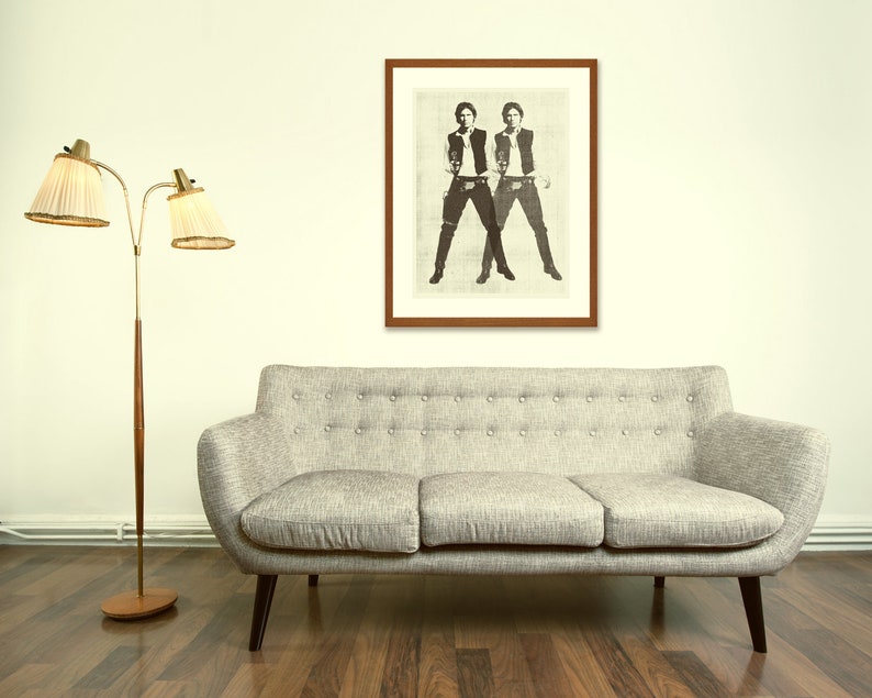 SPACE COWBOY  Star Wars Inspired Han Solo 18 x 24 image 0