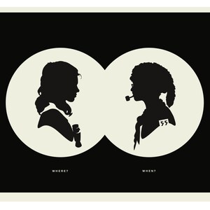 MOONRISE KINGDOM Inspired Poster, Wes Anderson, Art Print Movie Poster 10 x 8 Minimalist, Valentine's Day, Silhouette, Vintage image 2