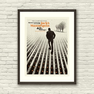 Caminhos MODERNOS DE MEADOS DO SÉCULO, Jack&#39;s Mannequin 18 x 24, pôster de concerto, litografia, hipster, estilo vintage