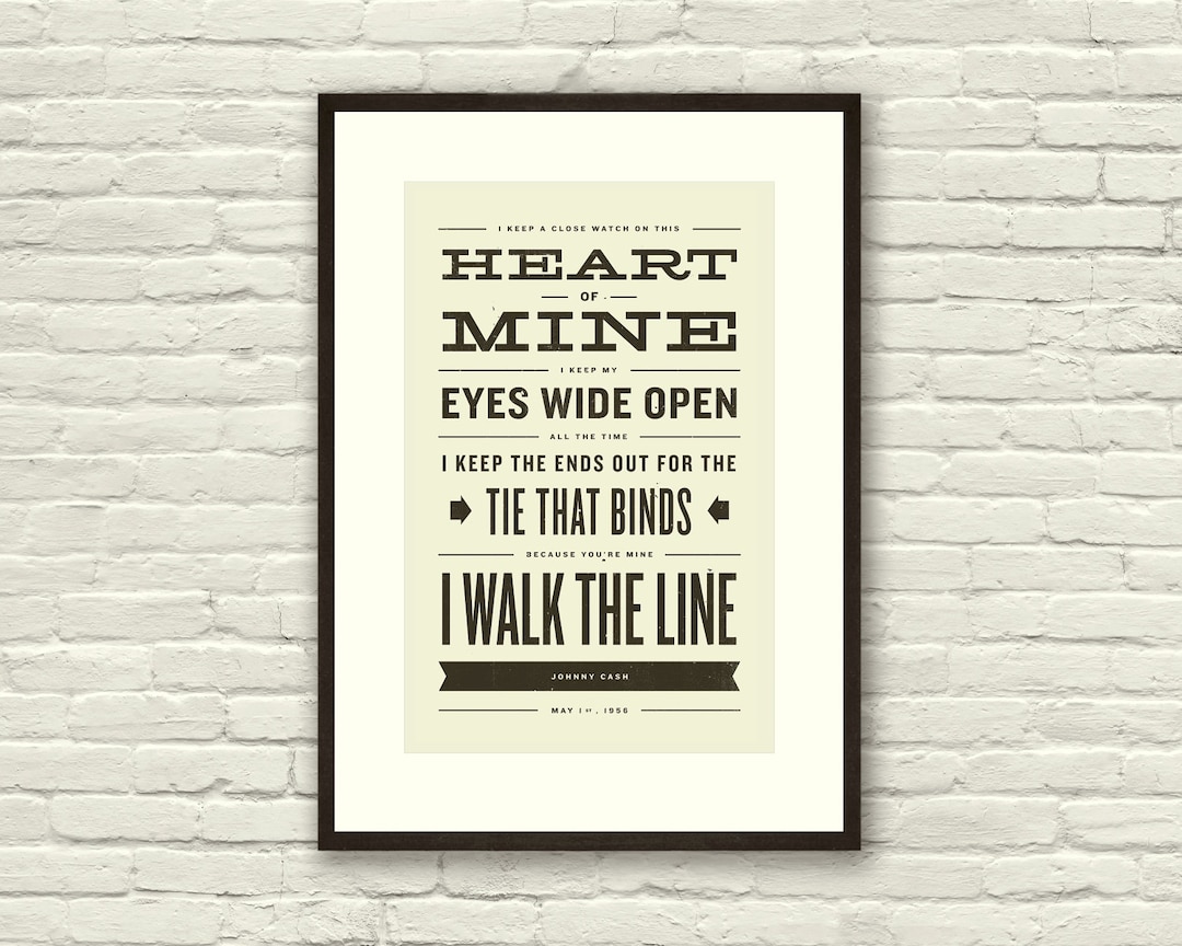 Song Lyrics Cash Cash Money Bags Lyrics JOHNNY CASH Inspired, Walk The Line  Lyric Poster 11, image size:1080x864