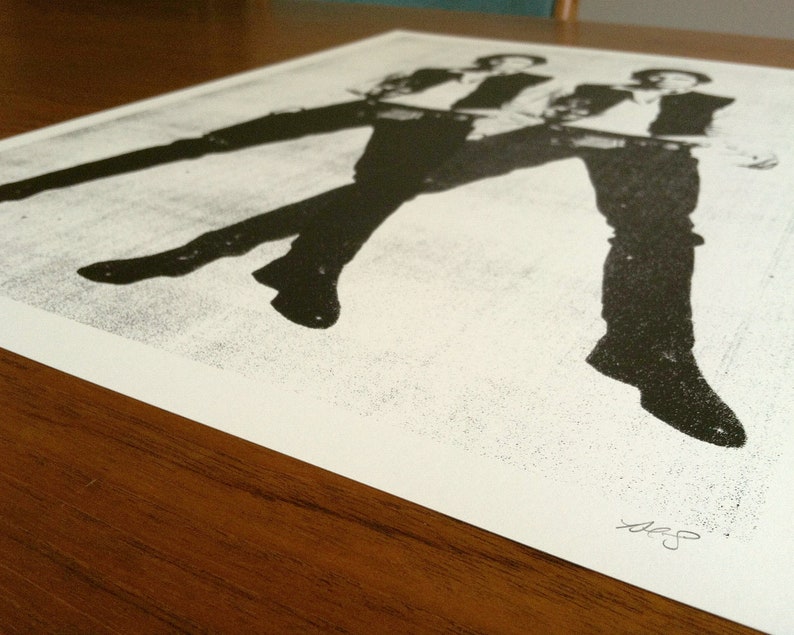 SPACE COWBOY  Star Wars Inspired Han Solo 18 x 24 image 3