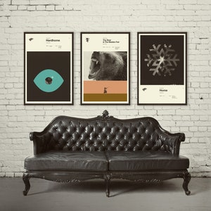 GAME of THRONES Inspired Posters, Art Print Movie Poster Series - 12 x 18 Minimaliste, Graphique, Mid Century Modern, vintage Style, Retro Home