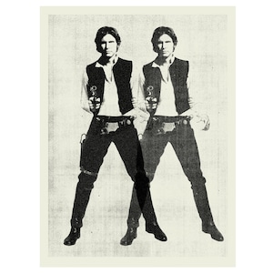 SPACE COWBOY  Star Wars Inspired Han Solo 18 x 24 image 3