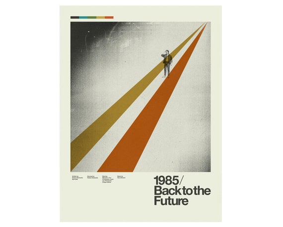 BACK to the FUTURE Inspired Art Print Poster 18 X 24 Lithograph, Mid-century Modern, Swiss, Vintage, Retro Home - Etsy BACK to the FUTURE Inspired Art Print Poster 18 X 24 Lithograph, Mid-century Modern, Swiss, Vintage, Retro Home - Etsy